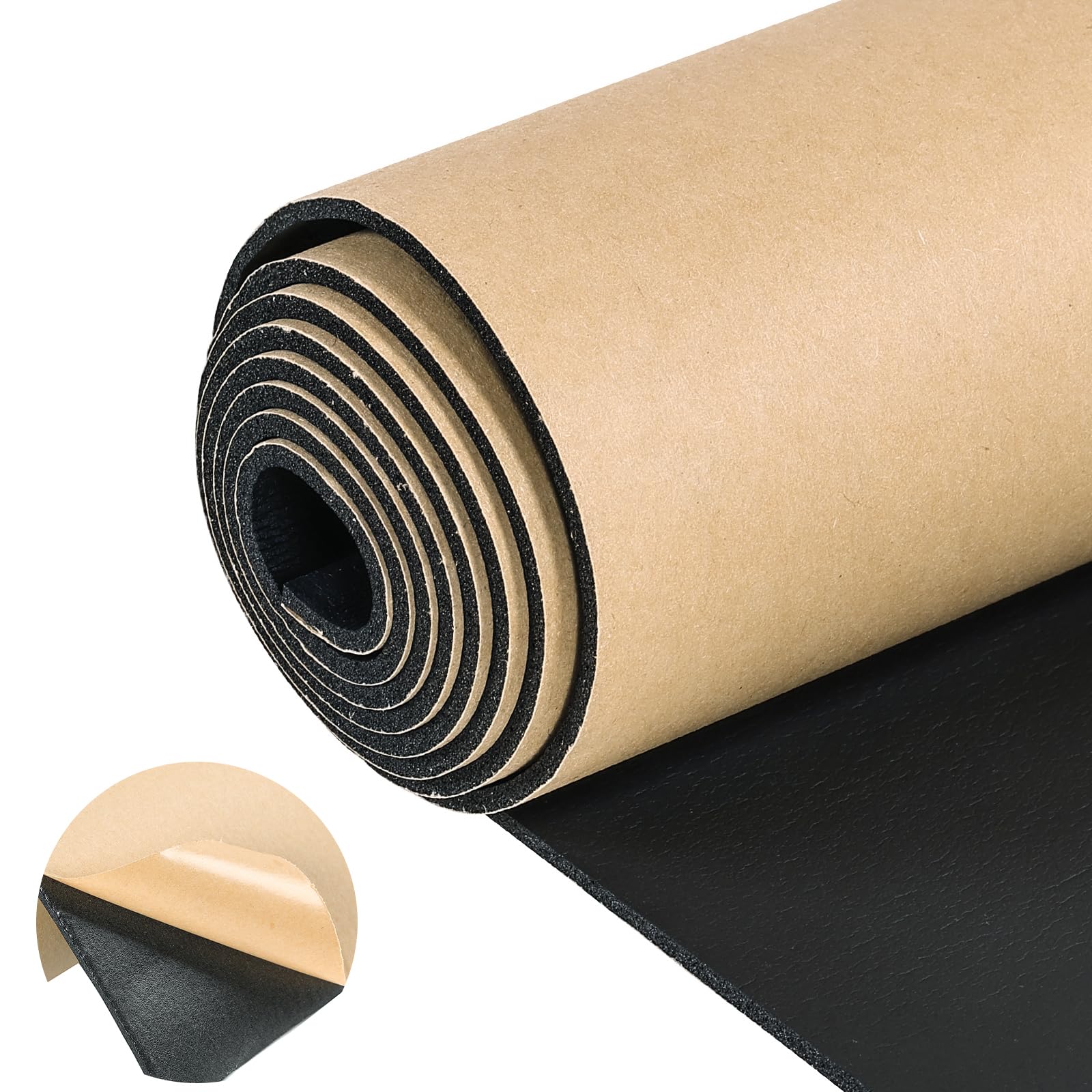 Amazon.com: FLKQC Neoprene Foam Rubber Sheet with Adhesive